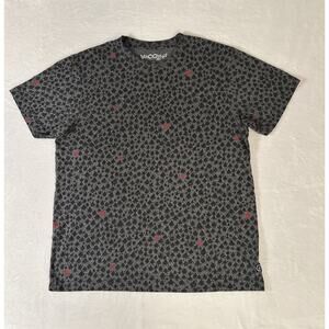 Volcom Grey Short Sleeve Shirt Size M Skater Rock Punk Streetwear Casual Tee